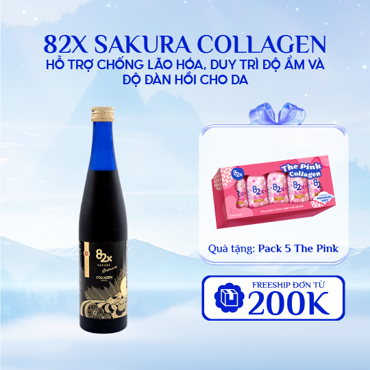 Collagen 82X 120000 Sakura Premium 500ml/ Chai